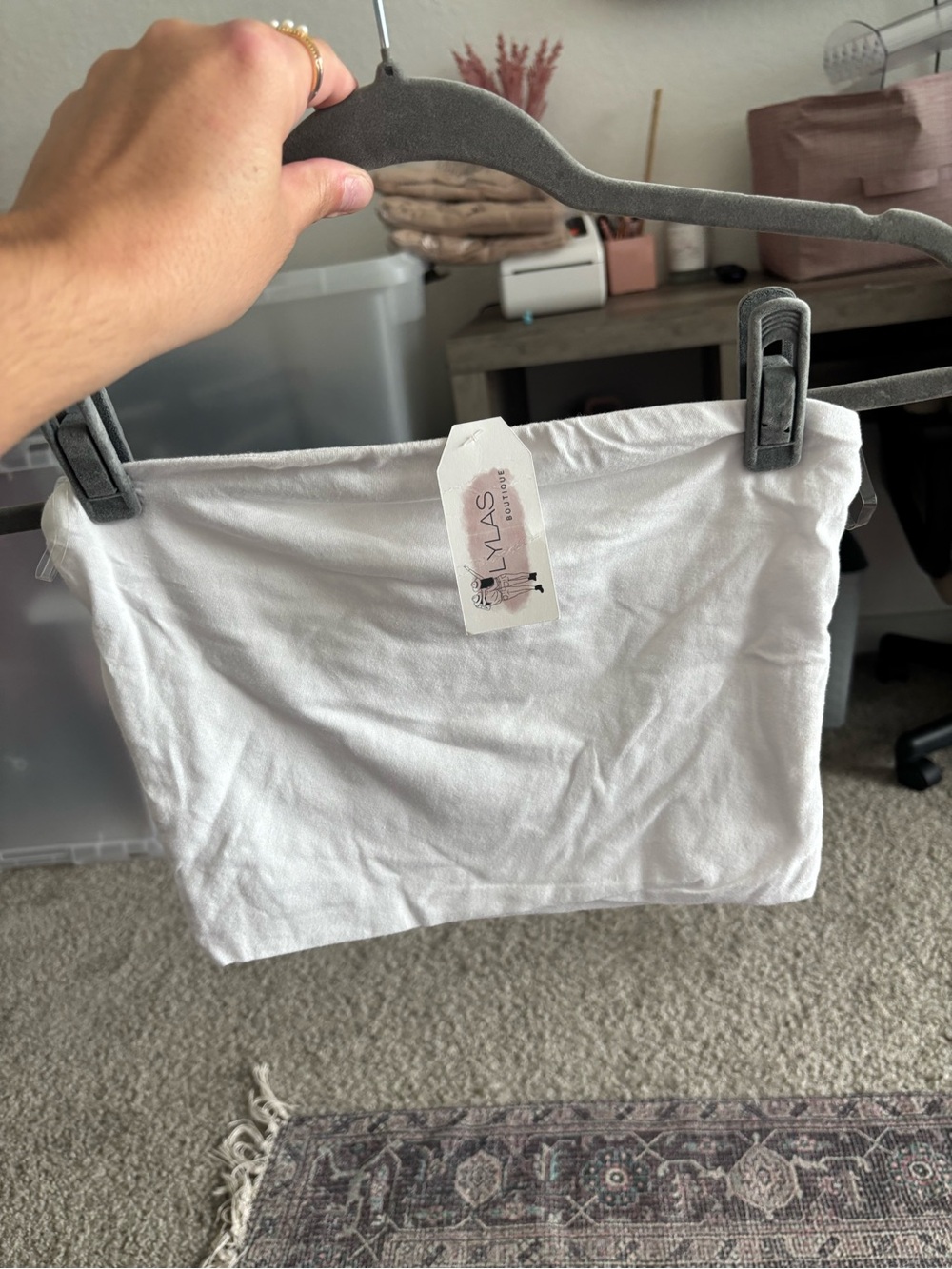 White Tube Top - Soft Cotton